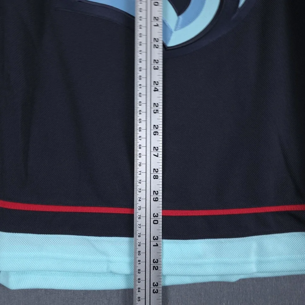 Adidas Seattle Kraken Home Hockey Authentic NHL Jersey Mens 54 XL Blank GT5622